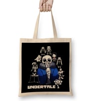 Undertale Friends Toby Fox Bez Çanta Uzun Saplı