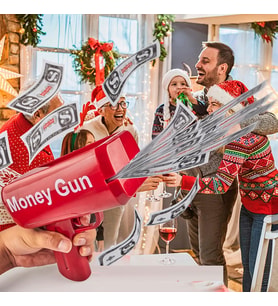 1 PCS VIP QUALITY AUTOMATIC MONEY THROWING GUN VIP OTOMATİK PARA FIRLATMA TABANCASI YILBAŞI OYUNLARI