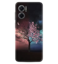 Xiaomi Redmi Note 11E Kılıf Resimli Desenli Silikon Platinium Series Heaven Tree 1859