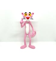 Pembe Panter Dekoratif Figür - 3D Yazıcı Tasarım Karakter Biblo - Nostaljik Hediye