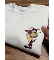 Fotoğraf İşlemeli Kapüşonlu-Fotoğraflı Sweatshirt-kişiye Özel (Beyaz)