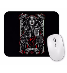 Vampira Vampir Mouse Pad