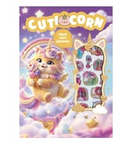 Cuticorn - Puffy Parlak Çıkartmalı Boyama Kitabı