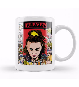 Stranger Things Eleven 05 Kupa Bardak Porselen