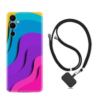 Tecno Pova Neo 2 Kılıf Silikon Boyun Askılı İpli Desenli Silikon Renk Cümbüşü 1631