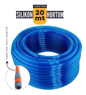 CEYLAN ADAM   20 Metre Silikonlu Bahçe Hortumu Sulama Aparatı HEDİYELİ