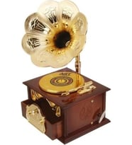 Hediye Nostaljik Gramofon Dekoratif Müzik Kutusu