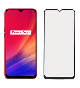 Realme C20 Uyumlu Ön Koruma Seramik Nano Ekran Koruyucu (Siyah)