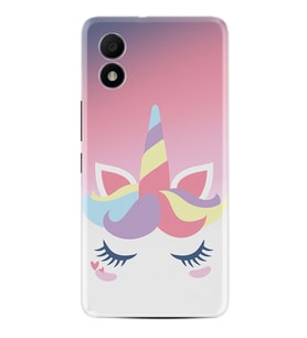 TCL 303 Kılıf Silikon Desen Özel Seri Sweety Unicorn 1737