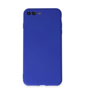 iPhone 7 Plus Kılıf First Silikon - Koyu Mavi