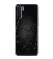 Oppo A91 Kılıf Silikon Desen Özel Seri Dikenli Tel 1779