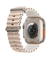 E2M APPLE WATCH 42-44-45-49MM KRD-28 OCEAN ÇİFT RENKLİ KREM KORDON