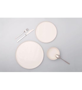 Porland Chopin Platin 18 Parça 6 Kişilik Yemek Takımı  04ALM006715