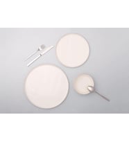 Porland Chopin Platin 18 Parça 6 Kişilik Yemek Takımı  04ALM006715