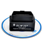 ELM327 2.1 Siyah Bluetooth Araba Türkçe Araç Arıza Tespit Cihazı 