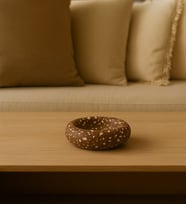 OTAERA Modern Dekoratif Obje, Minimal Tasarım, Masa ve Raf Üzeri Şık Ev Dekoru (Kahverengi)