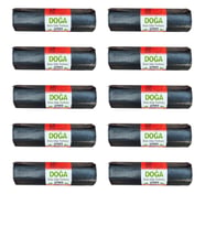 Ecoplast Battal Boy Çöp Torbası Poşeti - 500 Gr. - 90 Litre - 80 x 110 Cm / 10 Adetlik 10 Rulo (Siyah)