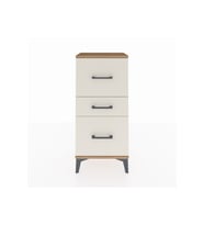 Arges Komodin 3 Çekmeceli 44x30x96 Çam-Aytaşı