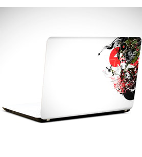 Müzik Tasarım Laptop Sticker 15.4 inch (37X26CM)
