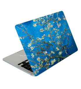 McStorey Macbook Pro M1-M2 Kılıf A2338 ile Uyumlu Laptop Kaplama Sticker Koruyucu Flower03NL