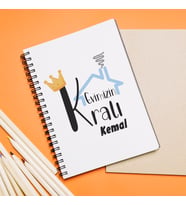 Evimizin Kralı Tasarımlı Defter Kişiye Özel