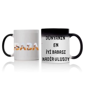 Babaya Özel Sihirli Kupa Bardak