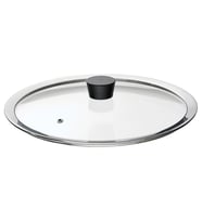 Tencere kapağı, paslanmaz çelik-cam, 29 cm