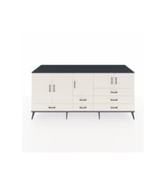 Kronos Konsol 6 Raflı 6 Çekmeceli 5 Kapaklı 220x59x99 Antrasit-Aytaşı/Aytaşı
