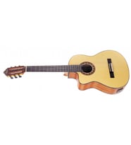 Valencia VC304CEL Elektro Klasik Gitar Solak (Cutaway) Solaklar İçin - Ekolayzırlı - Kesik Kasa