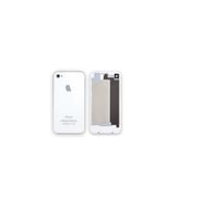Uyumlu İphone 4G Arka Kapak ( Pil Kapağı ) Cam - Beyaz