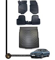 Volkswagen Passat B8 2015 3D Havuzlu Paspas Ve Bagaj Havuzu İkili Set