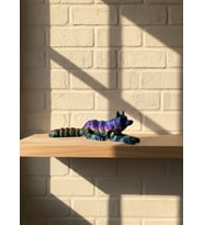 Hareketli Kurt Rainbow Dekoratif Esnek Figür 10x24 Cm