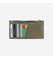 Cooluxury Hakiki Deri Unisex Cüzdan Cactus Yeşil Floter