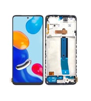 Xiaomi Redmi Note 11S ile Uyumlu Oled Ekran Dokunmatik Çıtalı (Siyah)
