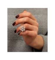 Sevgililer Gününe Özel Kar tanesi Kolye