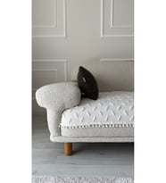Bohem Ponponlu Püsküllü Çizgili Desen Koltuk Örtüsü 90x200 cm 3 Kişilik Kanepe, Çekyat & Örtüsü