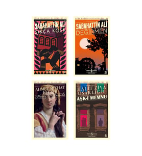 Sırça Köşk + Henüz 17 Yaşında + Değirmen + Aşk-ı Memnu (günümüz Türkçesiyle)- 4 Kitap Set