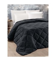 Ogi Home Welsoft Yorgan Çift Taraflı Çift Kişilik (195x215) (Antrasit)