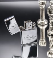 Kişiye Özel Gümüş Renk Zippo Tarzı Çakmak