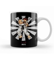 Ryu Street Fighter Retro Japanese Kupa Bardak Porselen