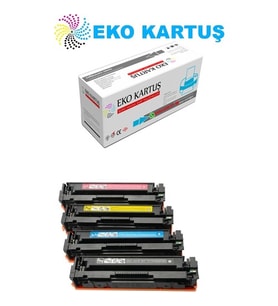 Eko Kartuş Hp Color Laserjet Pro Mfp M477FDW (CF410X) Set Muadil Toner (Siyah)