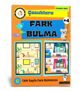 Çocuklara Fark Bulma Kitabı (TAM Sayfa)