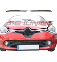 Renault Clio 4 HB Krom Ön Panjur 2Prç Paslanmaz Çelik