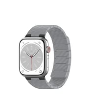 Movenchy Apple Watch 45mm Carbon Steel Kordon - Yıldız Işığı
