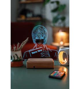 Death Note Light Yagami 16 Renk Gece Lambası