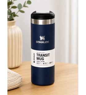 Stanley Aerolight Transit Mug 473 ml Lacivert Paslanmaz Çelik Kapaklı Termos Mug