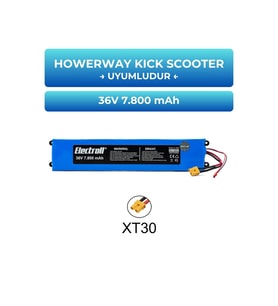 Howerway Kick Elektrikli Scooter Bataryası (ORJİNAL KAPASİTE)7.800mAh Uyumlu