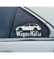 A4 Avant Kelebek Cam Araba oto Sticker 19 cm 2 Adet
