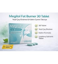 Megitol Fat Burner 30 Tablet – Yeşil Çay Ekstraktı ve Kafein İçeren Takviye Edici Gıda