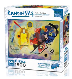 KS Games 1500 Parça  Sarı Kırmızı Mavi Puzzle